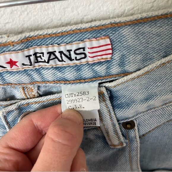 Vintage Zena Women's 12 High-waisted Denim Jeans - Picture 3 of 8